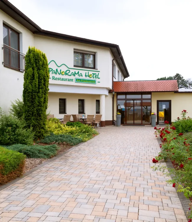 Panorama-Aussicht vom Hotel Restaurant in Bad Salzungen